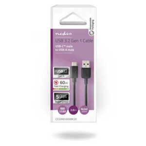 Nedis USB-A Naar USB-C USB 3.2 Kabel 2m