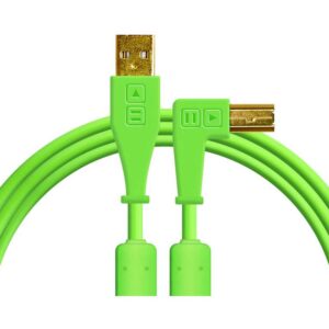 Chroma Cables USB-A To USB-B 1.5m Green Angled
