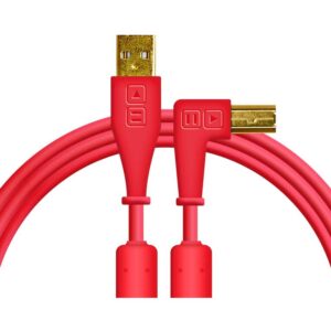 Chroma Cables USB-A To USB-B 1.5m Red Angled