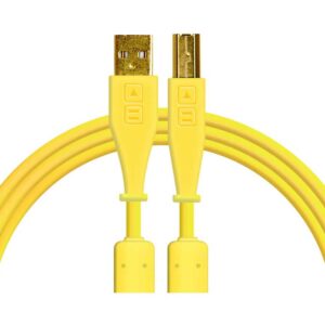Chroma Cables USB-A To USB-B 1.5m Yellow Straight