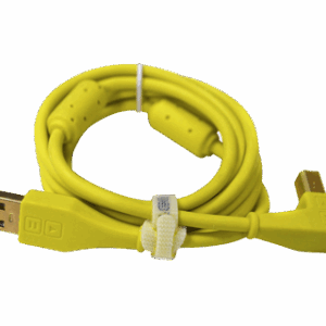 Chroma Cables USB-A To USB-B 1.5m Chartruse Green Angled