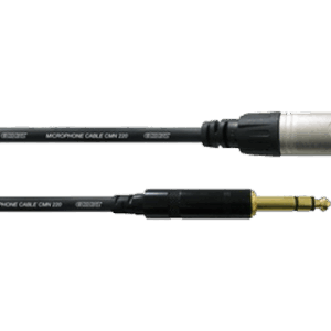 Cordial CFM 6 MV Adapterkabel XLR M-Jack M Stereo 6m