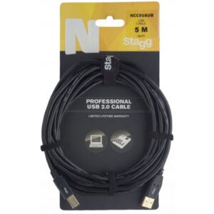 Stagg NCC5UAUB Vergulde USB Kabel