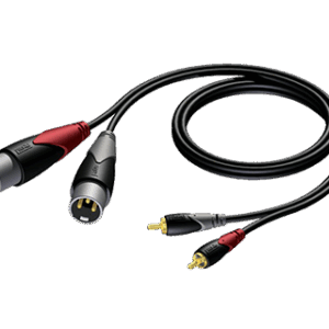 Procab CLA701/1.5 1.5 Meter Tulp Naar XLR Male