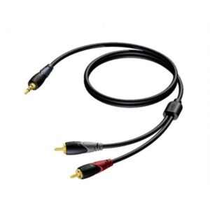 Procab CLA711 Mini-jack Naar RCA Verloopkabel 1.5 Meter