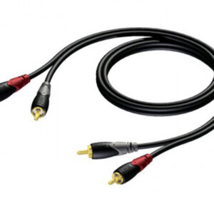 Procab CLA800 2x RCA Male - 2x RCA Male Kabel 20m