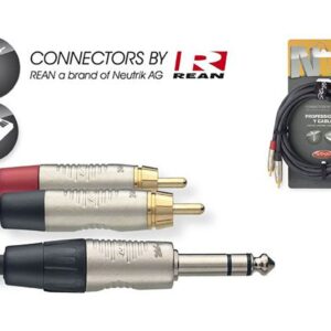 Stagg NYC3/PS2CMR Jack Naar RCA Kabel 3m