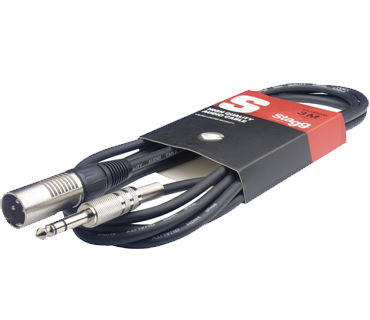 Stagg SAC3PSXM Verloopkabel Jack Naar XLR M