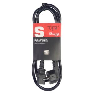 Stagg SPW1,5IECFPEU15 1,5m Schuko Voedingskabel