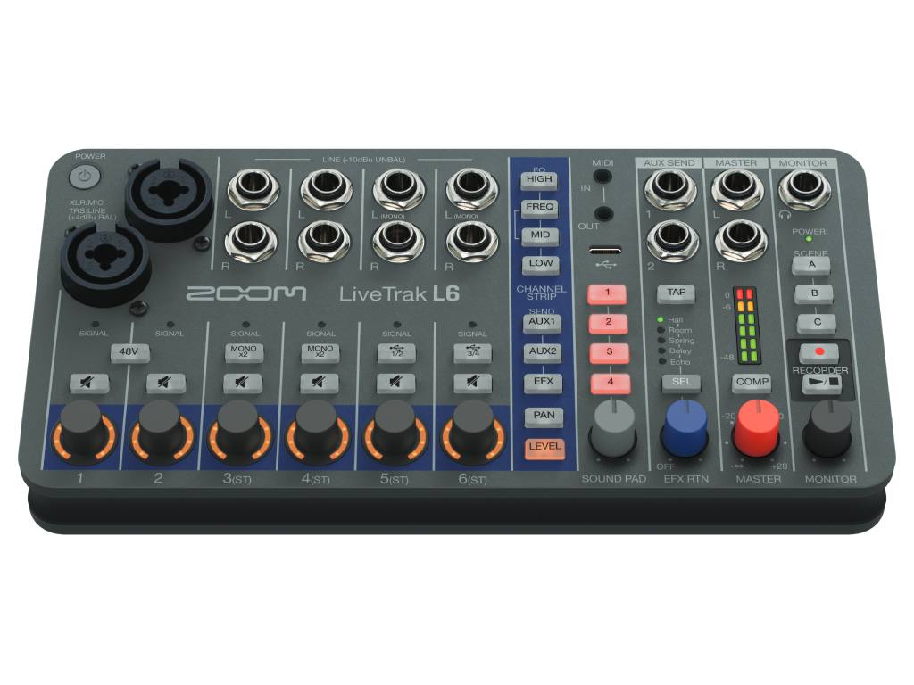 Zoom LiveTrak L-6