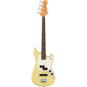 Fender Player II Mustang Bass PJ RW Hialeah Yellow elektrische basgitaar