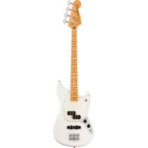 Fender Player II Mustang Bass PJ MN Polar White elektrische basgitaar