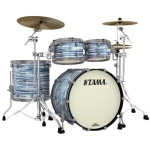 Tama MR42TZUS-BWO Starclassic Maple Blue & White Oyster 4d. shellset Smoked Black Nickel hardware