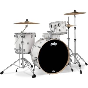 PDP Drums PDCM24RKPW Concept Maple Pearlescent White Lacquer 3d. rock shellset