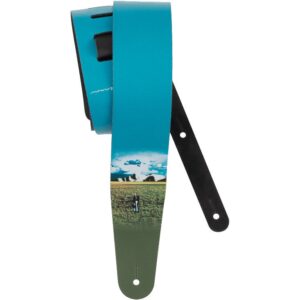 D'Addario John Lennon Mind Games Printed Leather Guitar Strap gitaarband