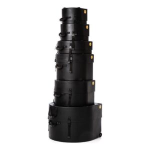 Hardcase HROCKFUS(6) set koffers voor 6-delig drumstel