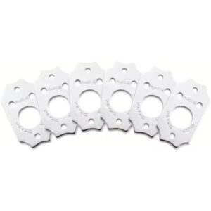 Graph Tech PRT-952-213-AL Ratio InvisoMatch Gibson-Style Mounting Plates 2 Screw Aluminum (set van 6)