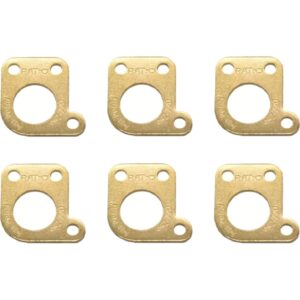 Graph Tech PRT-952-220-G0 Ratio InvisoMatch Schaller Style Mounting Plates Offset 90° Gold (set van 6)