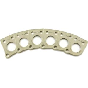 Graph Tech PRT-952-214-N0 Ratio InvisoMatch Mounting Plates 45 Degree Screw Hole Nickel (set van 6)