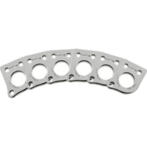 Graph Tech PRT-952-214-C0 Ratio InvisoMatch Mounting Plates 45 Degree Screw Hole Chrome (set van 6)