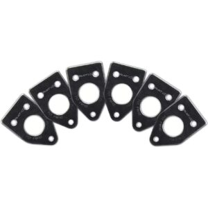 Graph Tech PRT-952-216-B0 Ratio InvisoMatch Mounting Plates 90 Degree Screw Hole Black (set van 6)