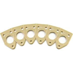 Graph Tech PRT-952-216-G0 Ratio InvisoMatch Mounting Plates 90 Degree Screw Hole Gold (set van 6)