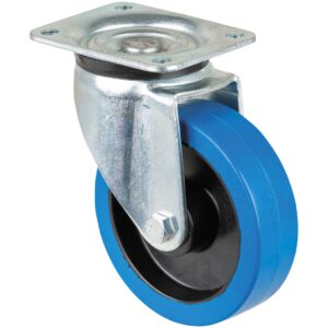 Showgear zwenkwiel blauw, 125 mm