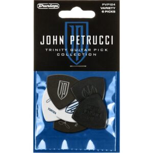 Dunlop PVP124 John Petrucci Trinity Guitar Pick Collection plectrumset (6 stuks)