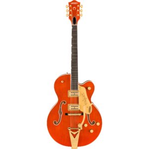Gretsch Professional Collection Nashville Hollow Body EB Orange Stain met G6241 Deluxe Hardshell Case