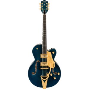 Gretsch Professional Collection Nashville Hollow Body EB Midnight Sapphire met G6241 Deluxe Hardshell Case