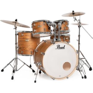 Pearl DMPA925S/C876 Decade Maple Artisan Satin Caramel Veil 5d. rock drumstel met hardware