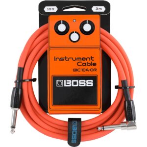 Boss BIC-10A Orange instrumentkabel 3m recht-haaks