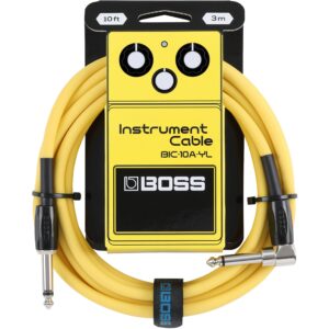 Boss BIC-10A Yellow instrumentkabel 3m recht-haaks