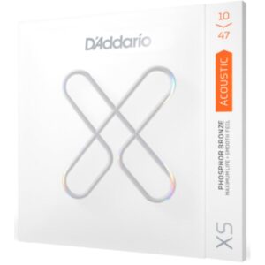 D'Addario XSAPB1047-3P XS Phosphor Bronze Coated 10-47 snaren voor westerngitaar (3 sets)