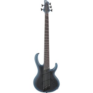 Ibanez BTB605MS Bass Workshop Midnight Arctic Ocean Matte 5-snarige elektrische basgitaar met softcase