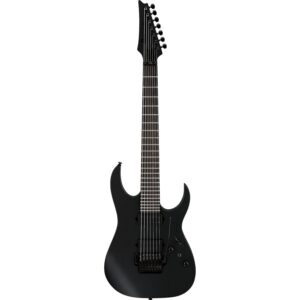 Ibanez RGRB720 Iron Label Black Flat 7-snarige elektrische gitaar