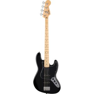 Fender Standard Jazz Bass MN Black elektrische basgitaar