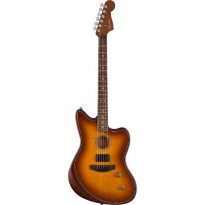 Fender Acoustasonic Standard Jazzmaster Honey Burst elektrisch-akoestische westerngitaar