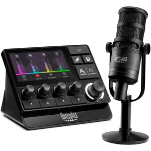 Hercules Stream Essentials Kit XLR audio streamer