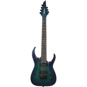 Jackson Pro Series Misha Mansoor Juggernaut HT7P EB Chlorine Burst 7-snarige elektrische gitaar met gigbag