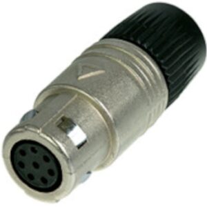 Neutrik OSC8F-NI NC Complete NI Female Solder 8-polige vrouwelijke kabelconnector