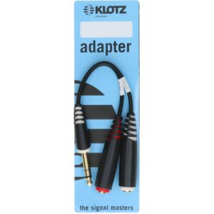 Klotz AYS-8 E-Drum splitter Y-adapter 0.2 meter
