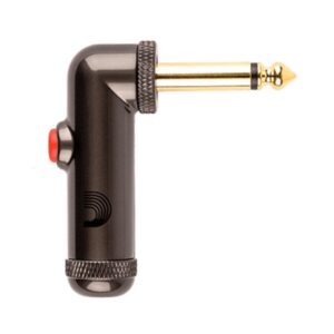 D'Addario PW-AGRAP-2 D'Addario Solderless 1/4" Right Angle Plug w/ Latching Switch voor kabels