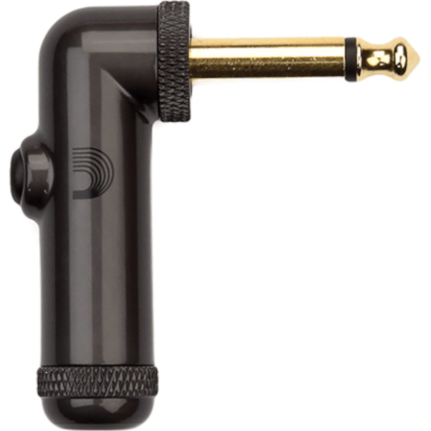 D'Addario PW-AGRAP-1 D'Addario Solderless 1/4" Right Angle Plug w/ Momentary Switch voor kabels
