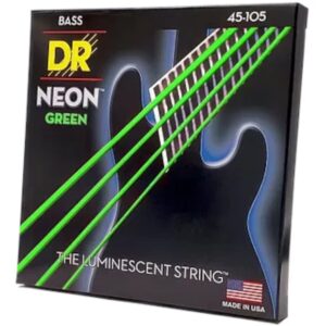 DR Strings NGB6-30 Neon gekleurde basgitaarsnaren