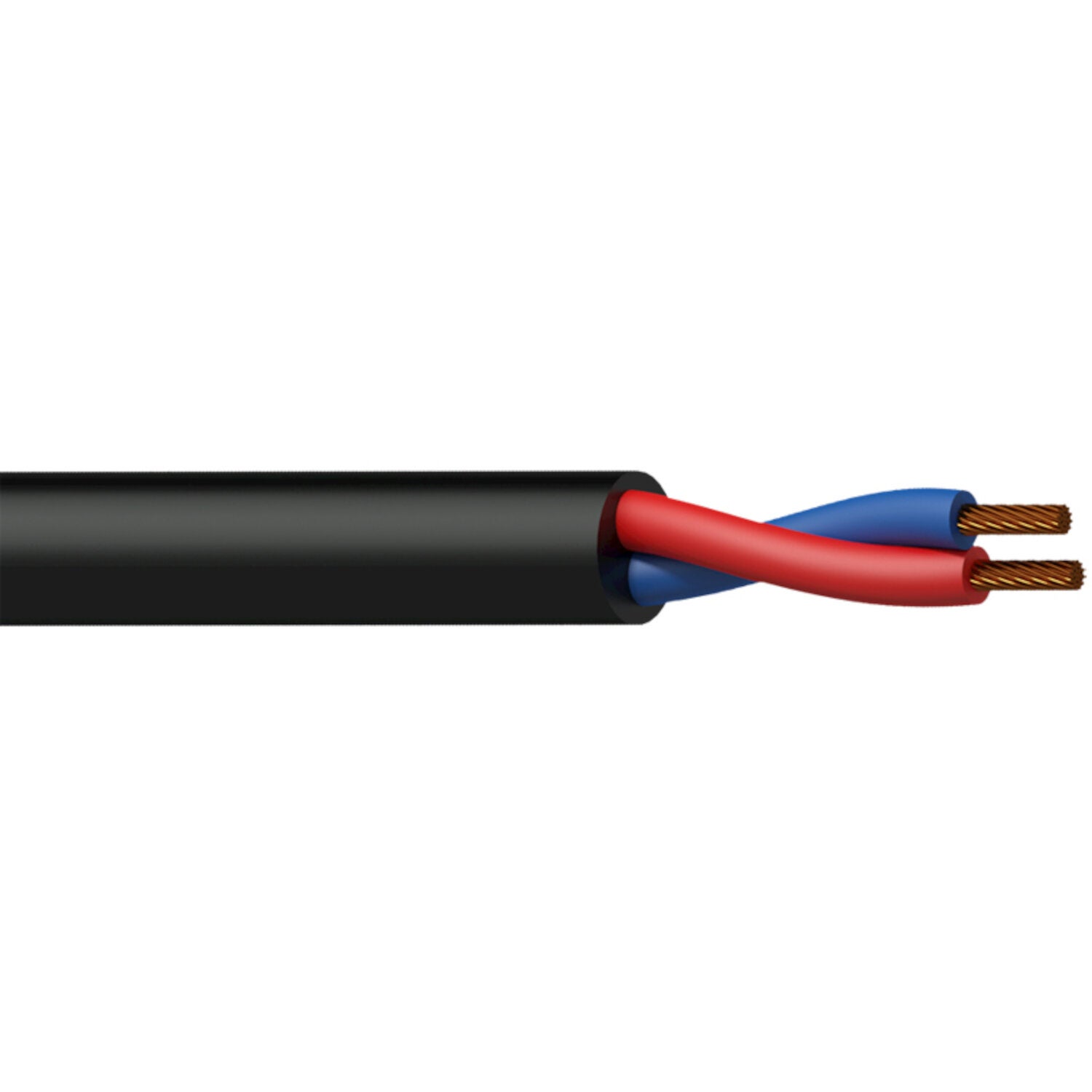 Procab BLS215/1 Luidsprekerkabel - 100 meter zwart