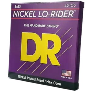 DR Strings NLLH-40 Nickel Lo-Rider Bas Snaren - Extra Light