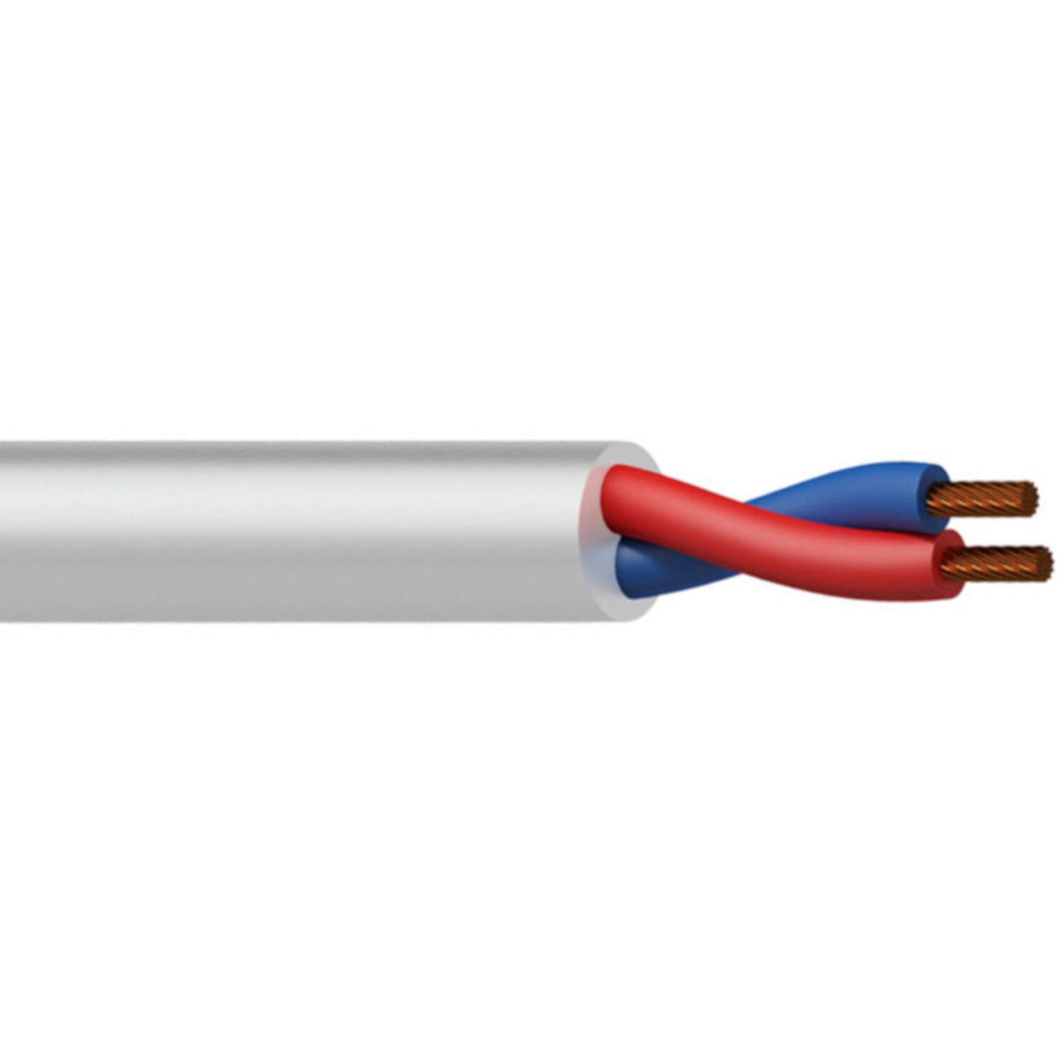 Procab BLS225W/1 Luidsprekerkabel 100 meter wit