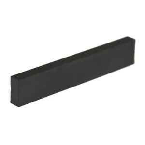 Graph Tech PT 4187 00 Black TUSQ XL Nut Slab (3/16" Dikte) - Gitaar / Bas, Plat