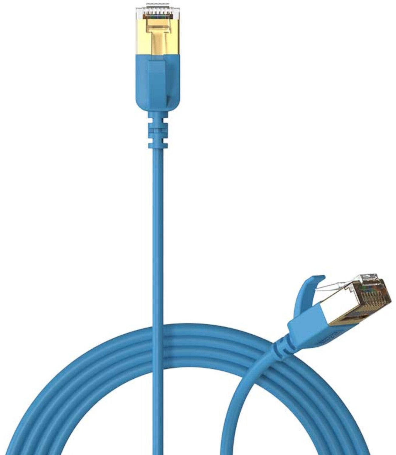 Procab CSD570BU/1 Slimline CAT7 netwerkkabel 1 meter